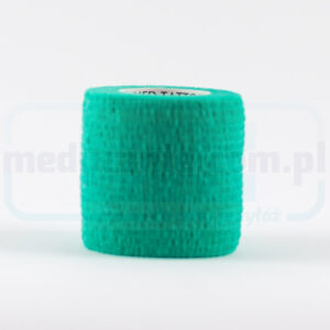 Kohezní obvaz 5cm*4,5m 1ks zelený elastický samolepicí